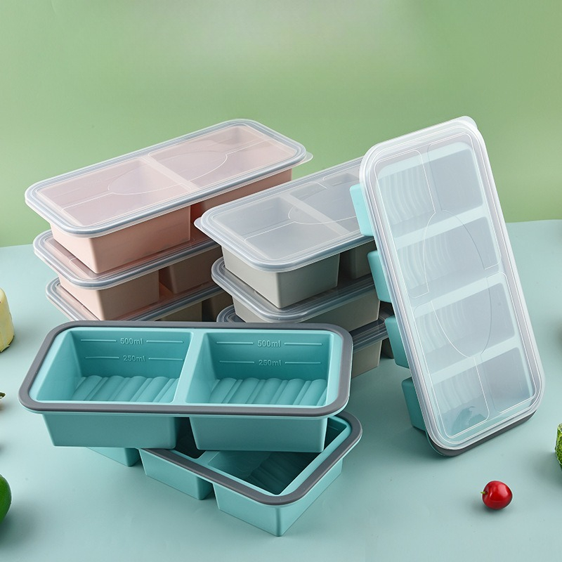 Meal Prep Menu - Souper Cubes, Cetakan Silikon untuk Membekukan