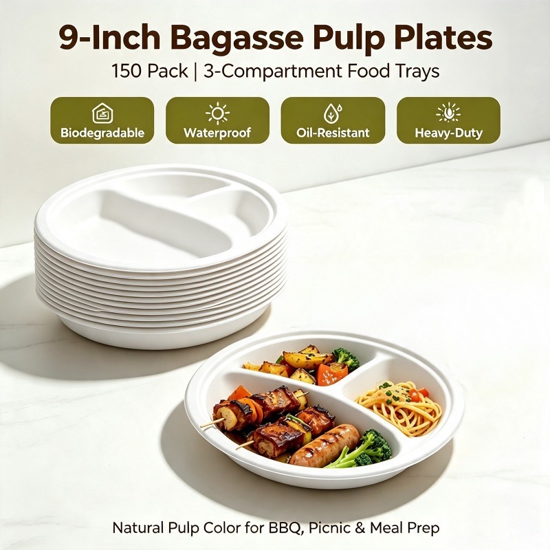 Meal Prep Menu - 150 Buah Piring Sekali Pakai 3