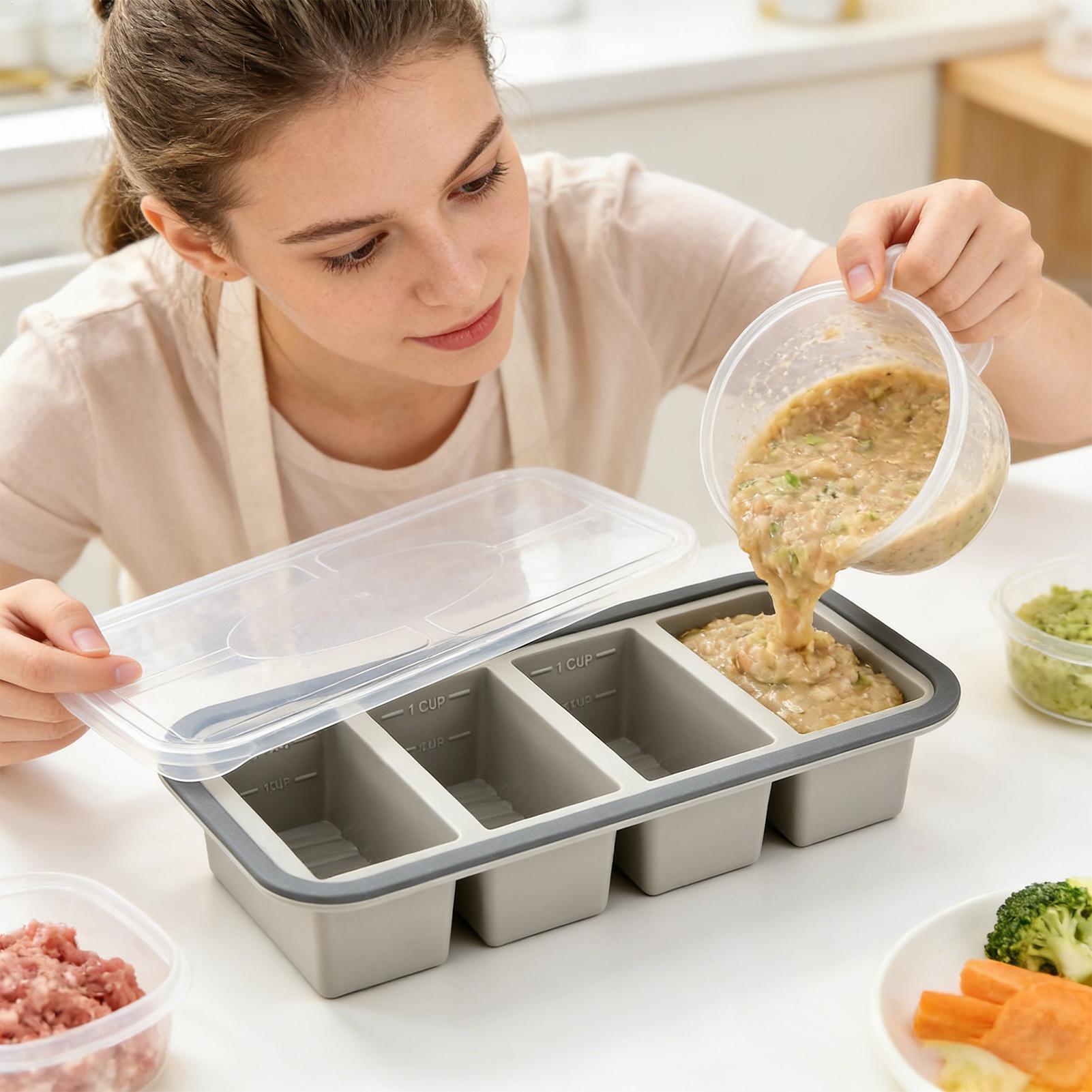 Cetakan Silikon untuk Freezer, - Meal Prep Menu ulasan dan harga