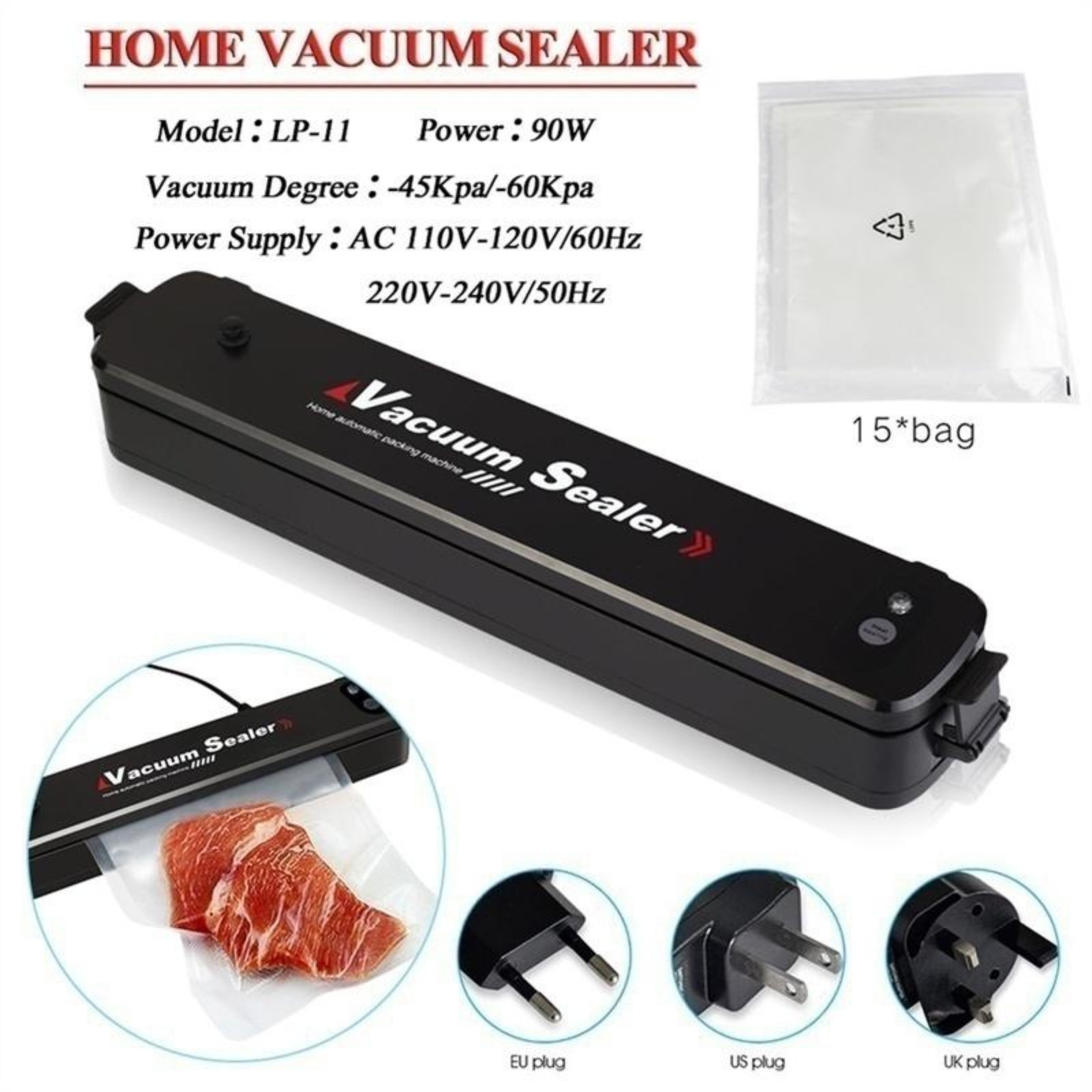 Mesin Penyegel Vakum Otomatis  - Meal Prep Vacuum Seal Containers ulasan dan harga
