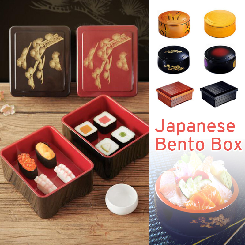 Kotak Bento gaya Jepang kotak  - Meal Prep Healthy Lunch ulasan dan harga
