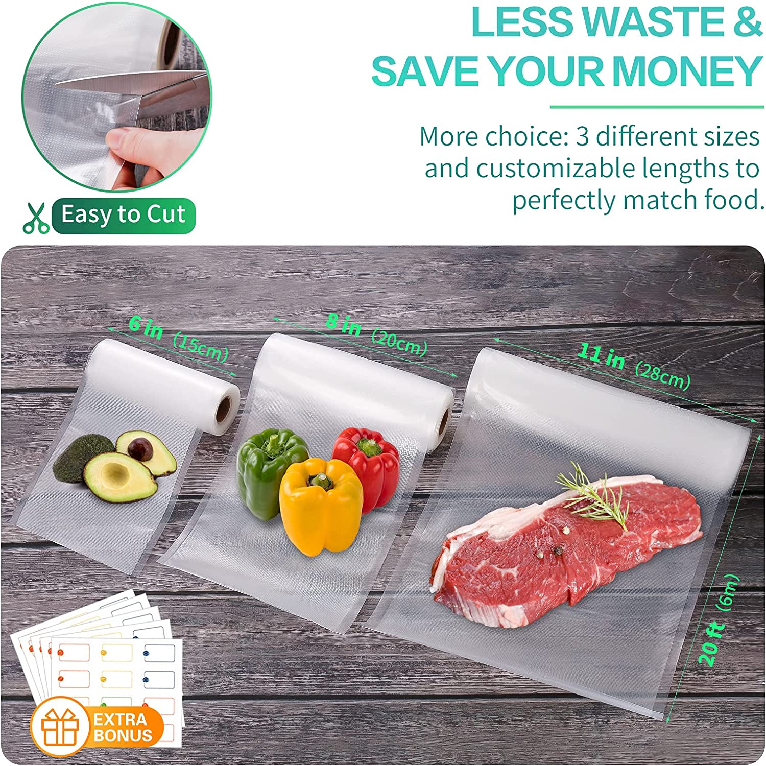 Kantong Dapur Untuk Vakum Maka - Meal Prep Vacuum Seal ulasan dan harga