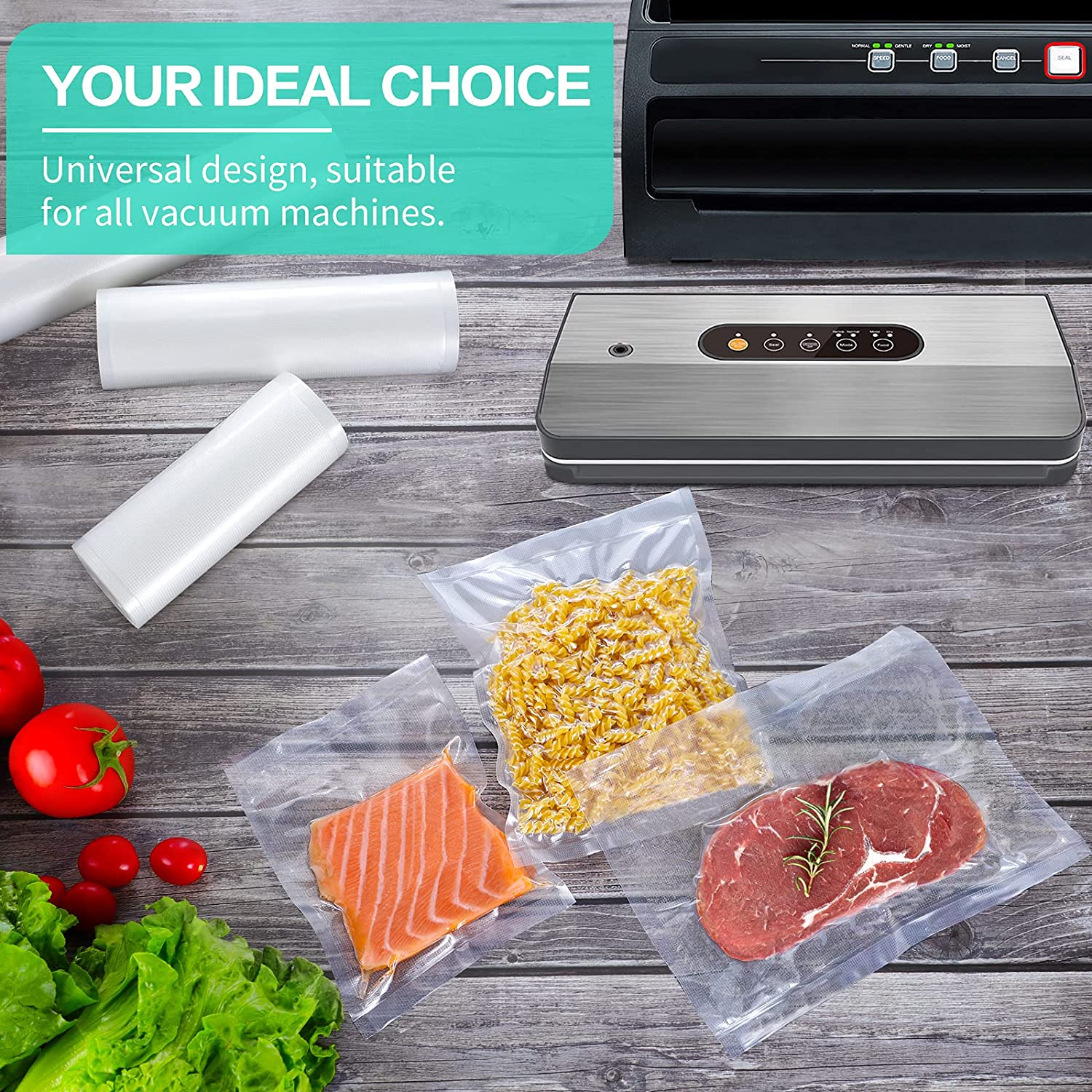 Kantong Dapur Untuk Vakum Maka - Meal Prep Vacuum Seal ulasan dan harga