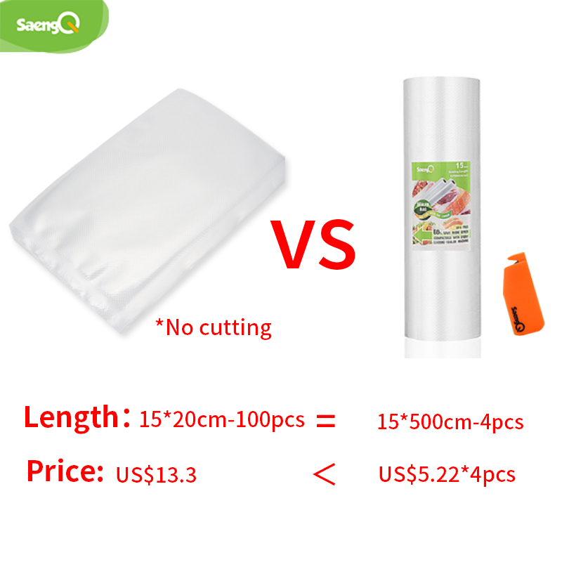 SaengQ kantong vakum dapur, Ak - Meal Prep Vacuum Seal ulasan dan harga