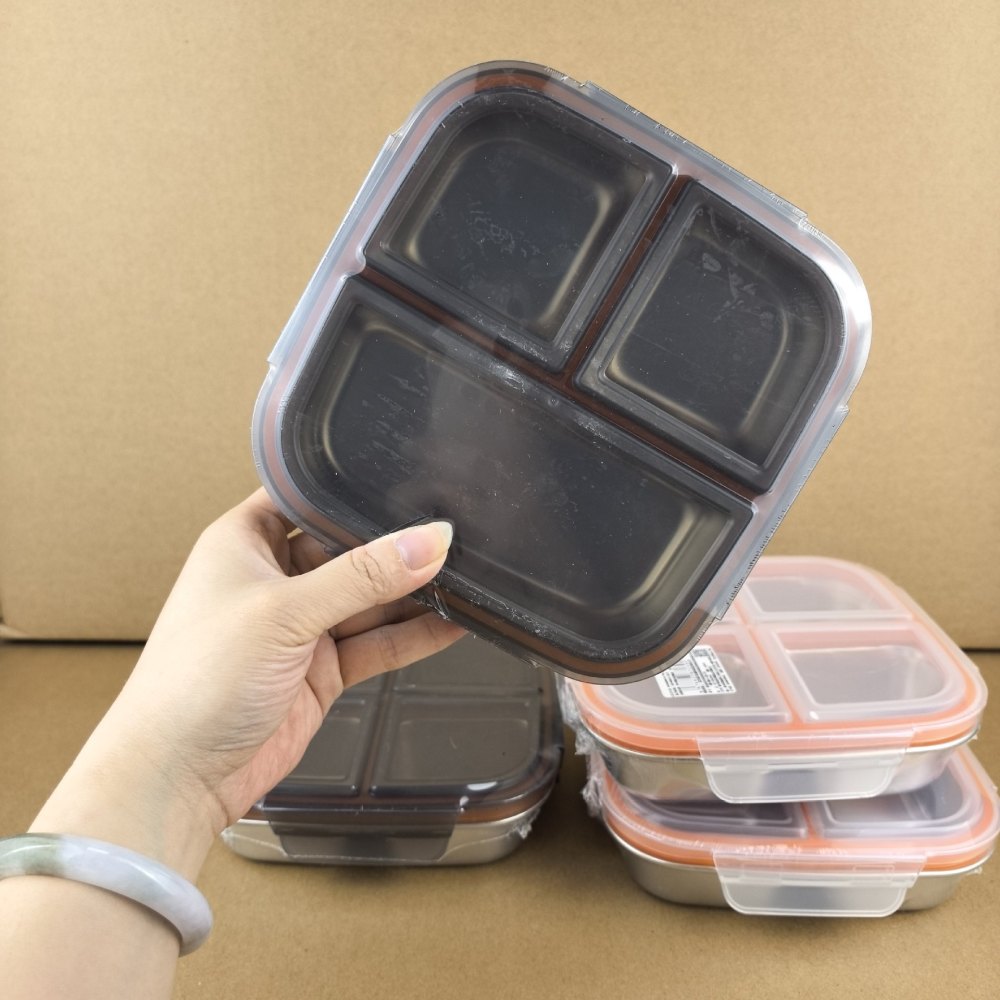 Kotak Bento Persegi Panjang da - Meal Prep Healthy Lunch ulasan dan harga