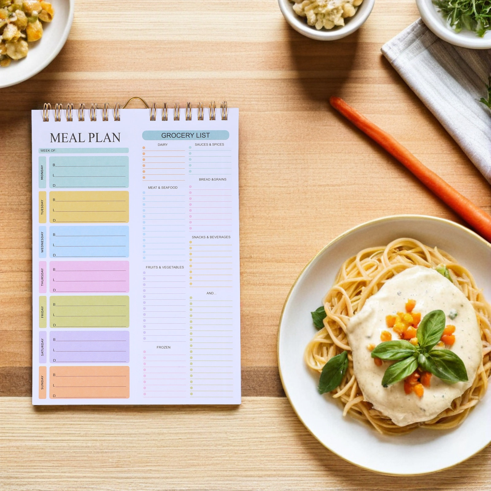 Buku Catatan Perencana Makanan - Meal Prep Menu ulasan dan harga