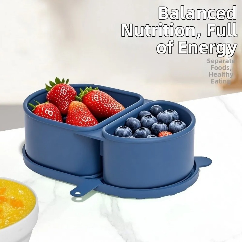 Kotak Makan Silikon Food Grade - Meal Prep Oatmeal ulasan dan harga